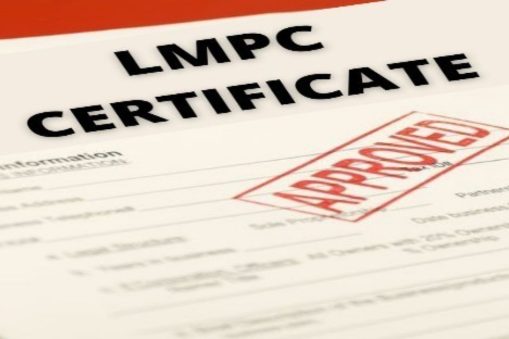 Process of Obtaining LMPC Certificate